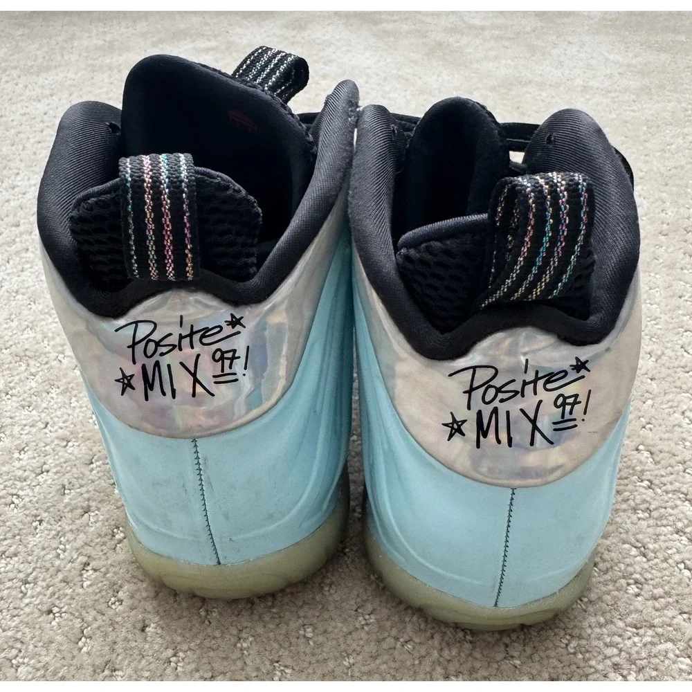 NIKE Youth Posite Mix 97  (DH6490-400) Baby Blue Basketball Shoes-Size 6 1/2 (Y)